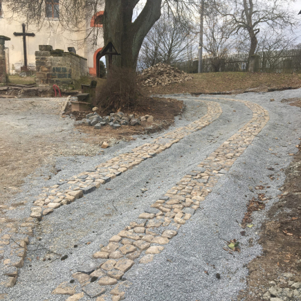 Rekonstrukce památkově chráněné komunikace v obci Bořejov