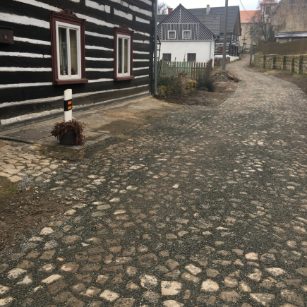 Rekonstrukce památkově chráněné komunikace v obci Bořejov